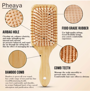 Bamboo Hair Growth Massage Brush