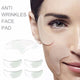 5PC Silicone Anti Wrinkle Russable Patches for Neck + Chest + Eye + Forehead + Smile Lines + Reusable Face Lifting Overnight Pads